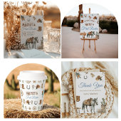 Wild West Cowboy eerste verjaardag Spandoek