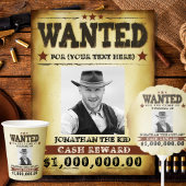 Cowboy wilde Poster verjaardag Papieren Bekers