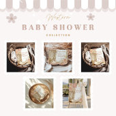 Westerne Cowgirl Boots Bloemen Boeken voor Baby Informatiekaartje