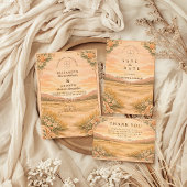 Western Desert Canyon Wedding Save The Date