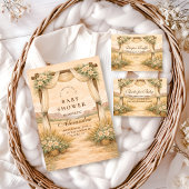 Western Desert Floral Arch Diapper Raffle  Informatiekaartje