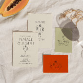 Westerne Retro Hand Getrokken Cactus Modern Bruilo Kaart