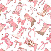 Westerse roze rodeo laarzen met strikken bruidsmei papieren bordje