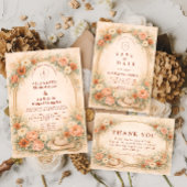 Western Ranch Romance Wedding Kaart