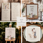 Rustiek Western Ranch bruiloft programma