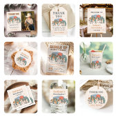 Cowboy Western Rodeo 1e verjaardag Bedankdoosjes