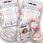 Gepersonaliseerd Nautisch Baby shower Favor Door P Bedankdoosjes