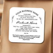 Rustieke Cookies Label Cottage Bakery Verpakking