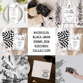 Ze bindt haar twintigers strik 30e verjaardag kaart