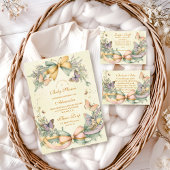 Whimsical Butterfly Bow Boeken voor Baby Informatiekaartje