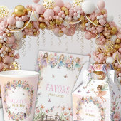 Whimsical fairy garden 4th birthday bedankdoosjes