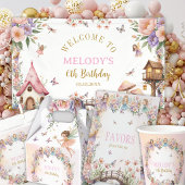 Whimsical fairy garden 6th birthday bedankdoosjes