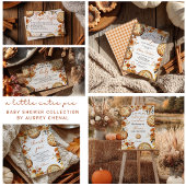 Herfst Rustic Cutie Pie baby shower welkom Poster