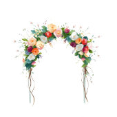 Warm Blue Gray Photo Kaart