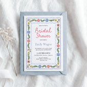Trouwfeest in bloei, Whimsical Kaart