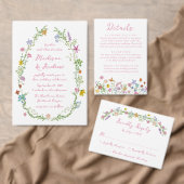 Tuin Wildebloem Bruiloft Retouradres Etiket (Personaliseer de collectie van deze zelfstandige maker.)