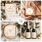 grillige hand getekend op wat een leuk kerstfeest kaart