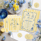 Whimsical hand getekend That's amore Bruiloft Borr Kartonnen Onderzetters