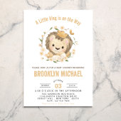 Whimsical Lion King Baby shower gastvrij Spandoek
