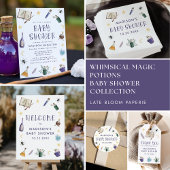 Whimsical Magic Potions Halloween Baby Shower Kaart