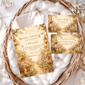 Grillige Roze Boho Baby Borrel Servet