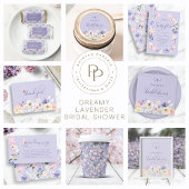 Paarse vlinder servet