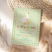 Neutral Green Silly Goose Baby Shower Bedankdoosjes