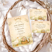 Whimsical Silly Goose Spring Diapper Raffle Informatiekaartje