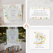 Whimsical Wildflower Tea Party Tafelnummer