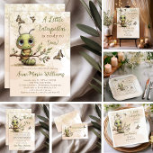 Grillige Rups Baby Shower Bedankkaart