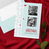 Uitnodigingen van de winterfeestdag (Personaliseer de collectie van deze zelfstandige maker.)