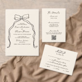 Whimsical eigenzinnige handgeschreven bruiloft RSVP kaartje (Personaliseer de collectie van deze zelfstandige maker.)