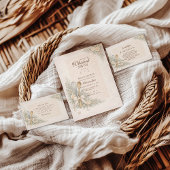 Whisked Away Rustic Baking Bridal Shower Kaart