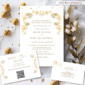 Elegant Gold Sterrennacht Graduation Party Kaart