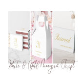 Aangepaste Cute Gold Script-monogram Acryl Drinkbeker