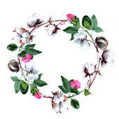 Blossom Wit katoen. Bruiloft Enkele zitplattegrond Kaart