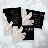 White Crystals op Black Weddenschap Bedankt