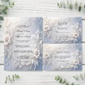 Witte Bloemrijke Tafelnummer (Personaliseer de collectie van deze zelfstandige maker.)