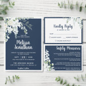 Waterverf romantische bloemetjes bruiloft papieren bordje (Personaliseer de collectie van deze zelfstandige maker.)