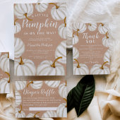 Witte herfst baby shower confetti