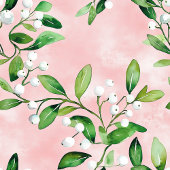 Rode Mistletoe Vintage Christmas Tissue Papier