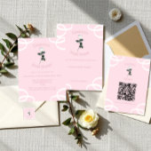 Witte Roos Bloemblad Roze Bruiloftsfeest Waterfles Etiket