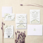 Dat doen we. Rustische witte rozen Elegant Romanti Kaart (Personaliseer de collectie van deze zelfstandige maker.)