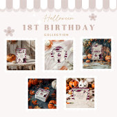 Wicked Schattige & Turning One Girl Halloween 1e G Bedankkaart