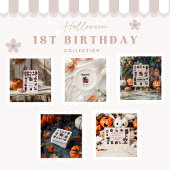 Wicked Schattige & Turning One Girl Halloween Verj Papieren Bordje