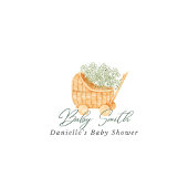 Rieten & Baby's Breath - Sage Green Servet