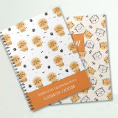 Dit boek behoort tot Schattige uil kinder Ronde Sticker