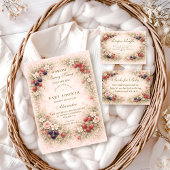 Wild Berry Garden Baby Shower Kaart