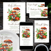 Wilde bospaddenstoelen baby shower begunstigt sjab bedankdoosjes