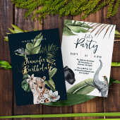 Wild Safari Oerwoud Luipaard Patterned Cadeaupapier